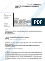 NBR 12207 - 1992 - Projeto de Interceptores de Esgoto Sanitá