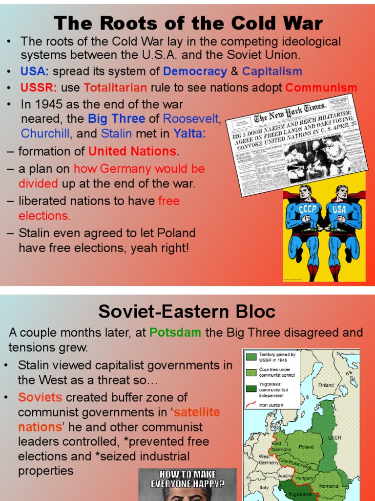 Apush Cold War Yalta Korea Cold War Allies Of World War Ii