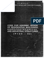 P100-92 - Code for Aseismic Design of Residential Buildings Agrozootechnical and Industrial Structures