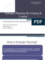 Strategic Planning Developing & Control