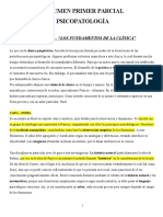 PSICOPATOLOGIA. Resumen 1er Parcial