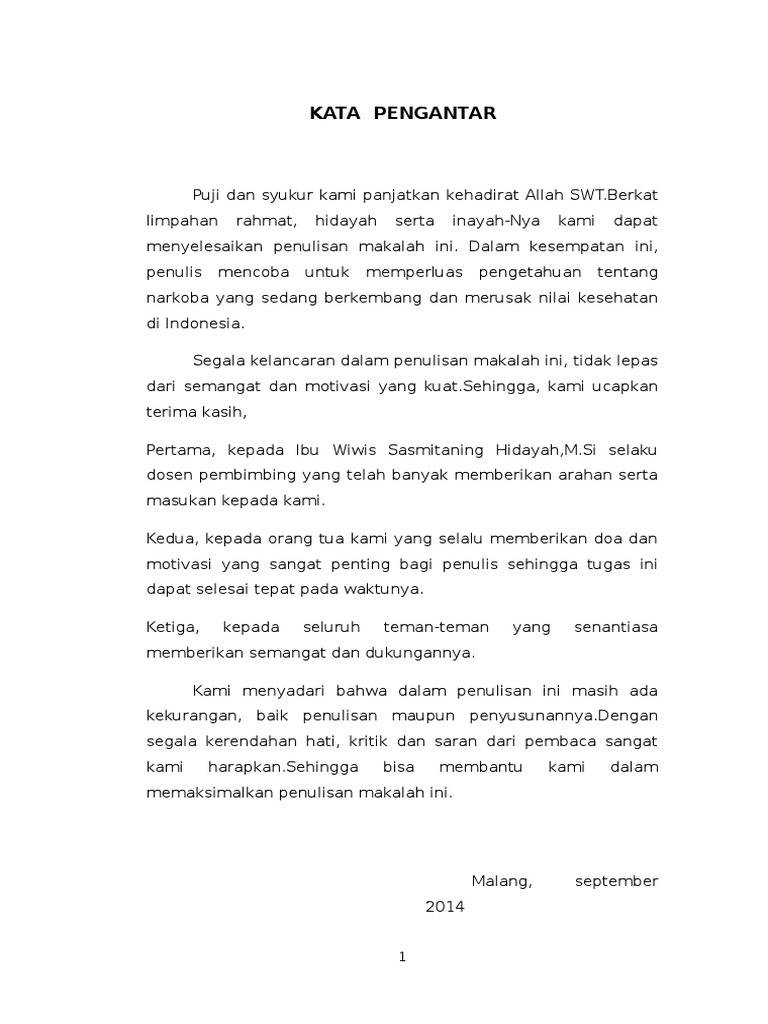 Makalah Narkoba
