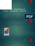 Los Mayores Pensadores de Teoría General de Sistemas