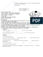 Recipe Worksheet