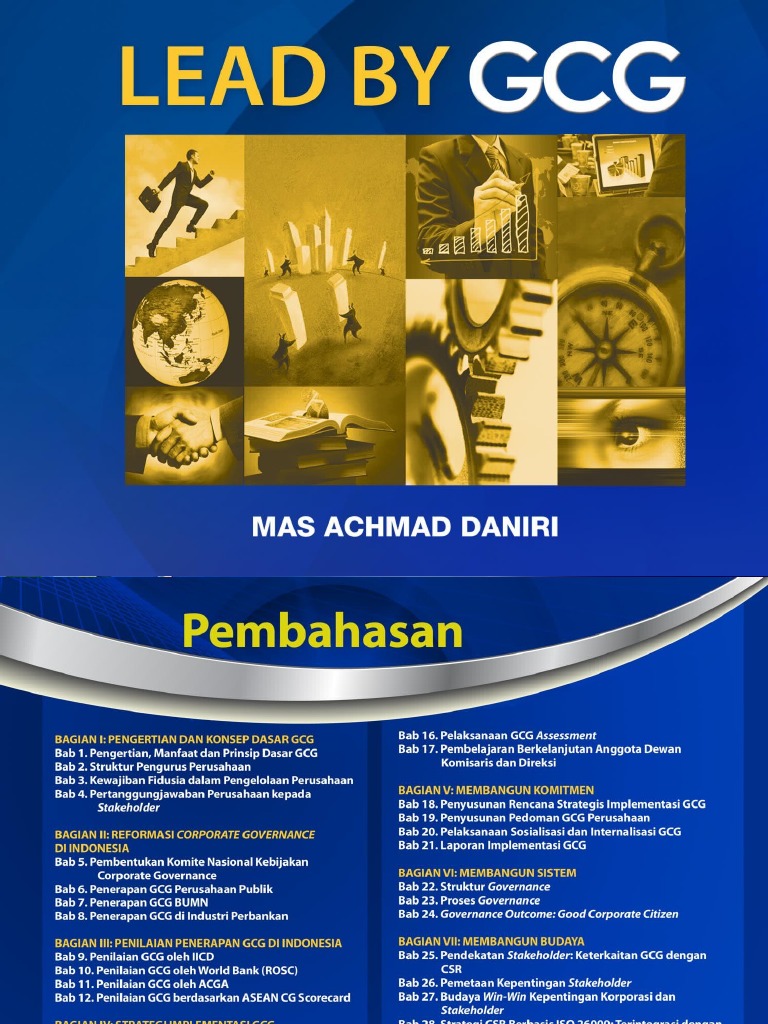GCG and CSR: Achmad Daniri's Vision | PDF