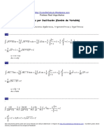 Ejercicios Resueltos de Integral 2 Integrales Por Sustitucic3b3n o Cambio de Variable