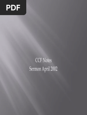 Sermon Notes