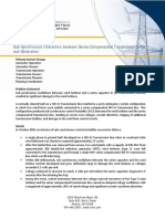 Sub-Synchronous Interaction between Series-Compensated Lines and Generation
