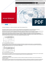 Hojas técnicas - Circulación de aire por conductos I | S&P Sistemas de Ventilación