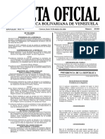 Gaceta Oficial Número 40.868 de fecha 14-3-2015