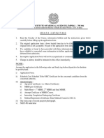 Application Form Pg Courses 2015