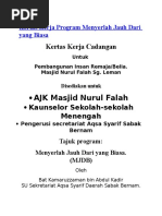 Kertas Kerja Program Menyerlah Jauh Dari Yang Biasa