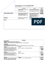 Ed Admin Portfolio Assessment Rubric 1