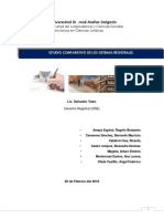 Trabajo Final de Derecho comparado entre legislacion registrales