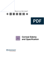Corneal Edema and Opacification