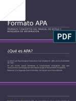 Formato APA - Búsqueda de Información