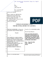 Skidmore v. Led Zeppelin - Kevin Hanson Expert Declaration PDF