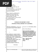 Skidmore v. Led Zeppelin - Brian Bricklin Declaration - plaintiff summary judgment.pdf