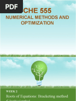 Week02 - Bracketing Methods