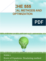 Week02 - Bracketing Methods