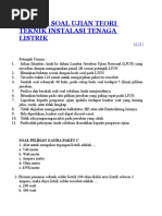Download Contoh Soal Ujian Teori Teknik Instalasi Tenaga Listrik by Ahmad Oke SN304934827 doc pdf