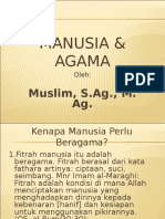 Manusia & Agama