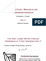 Statistical Molecular Thermodynamics: Christopher J. Cramer