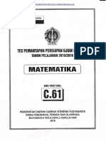 TPM Provinsi Diy 14-15 Maret 2016 Matematika c.61