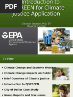 An Introduction to EJSCREEN for Climate Justice Application by Christian Braneon, PhD