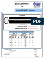 TDS Alum-DC Cables 1kV