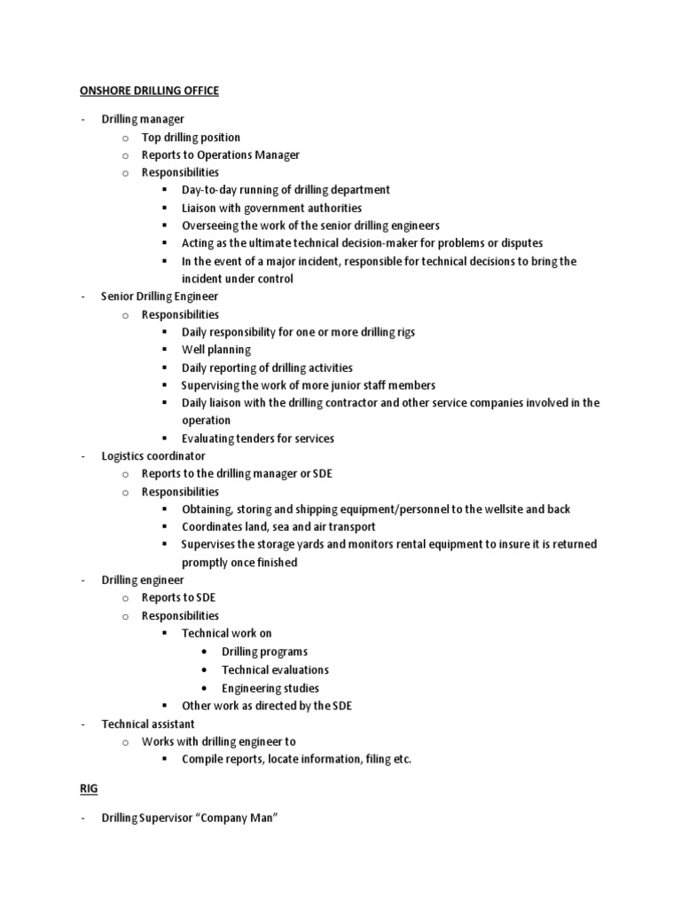 Onshore Drilling Operations Overview | PDF | Casing (Borehole) | Oil Well
