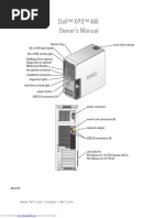 Dell™ XPS™ 400 Owner's Manual: Downloaded From Manuals Search Engine