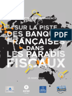 Rapport Final Sur La Piste Des Banques Francaises
