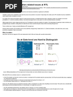 Catching X-Propagation Issues at RTL