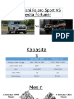 Compare Toyota Fortuner 2016 and Mitsubishi Pajero Sport 2016