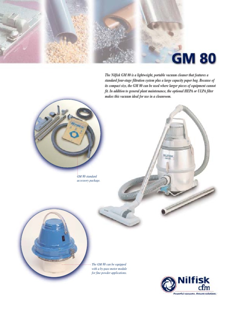 The Nilfisk GM 80 Is A Lightweight, Portable Vacuum Cleaner That ...