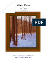 Cross Stitch Winter Forest Kit Guide