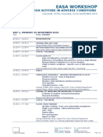 EASA Flight at High Altitude - Ws Nov. 2015 - Agenda - Draft 2 by DSO-Aco