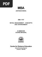 Download Anna University Distance Mode 3rd Sem MBA Retail Managementpdf by Shyam Singh SN304978425 doc pdf