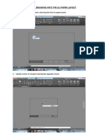 How To Place Scale Drawing Into The A1 Paper Layout