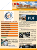 Guru Vandanam World Cancer Day Hospital Activities Academic Activities Social Activities Campus News Health Events