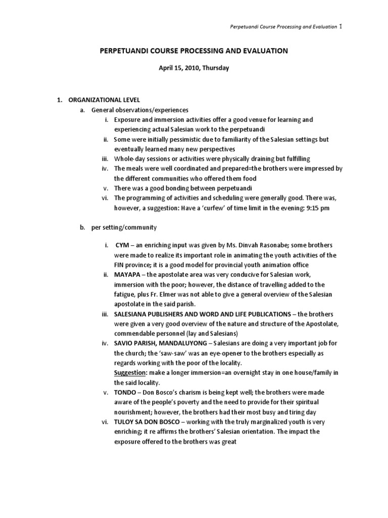 Evaluation Material PDF