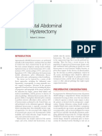 Total Abdominal Hysterectomy: Robert E. Bristow