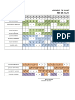 Horario FEBRERO 2016