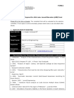 FORM 2 Research Proposal 2009