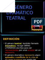 El Género Teatral 