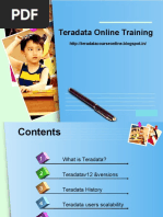 Teradata Online Training: L/O/G/O