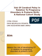 Cp - Pregnancy Disorder & Preterm