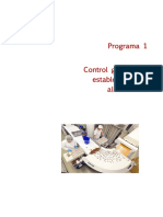 Programa Autocontrol Establecimientos Alimentarios