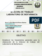 Elaboración de La Bitácora de Trabajo